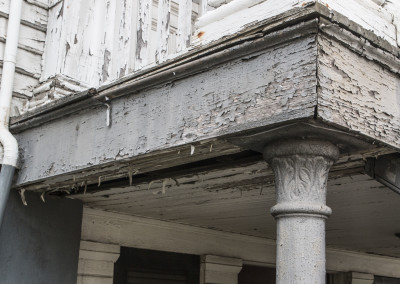 Front Step Replacement and Restoration of Front Columns – $100,000